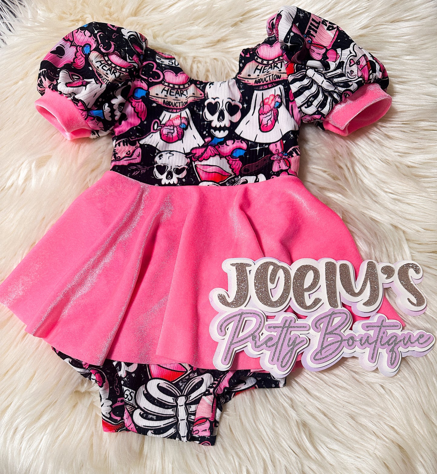 12/18 Puffed Sleeve Sienna Romper